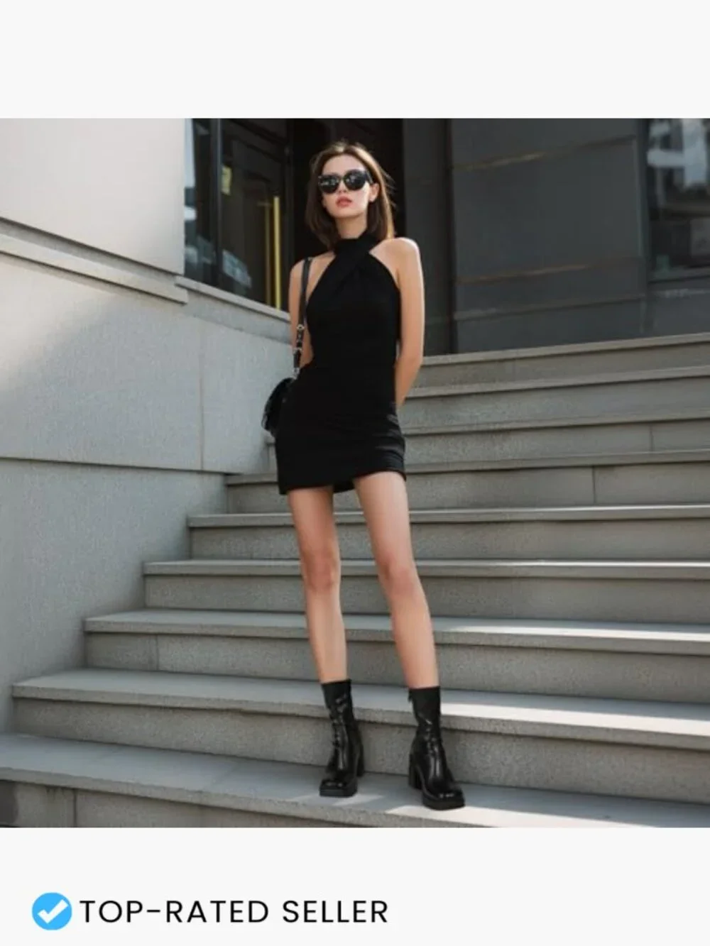 Chunky Platform Ankle Boots Y2K Side Zipper High Heel Party Dress Booties